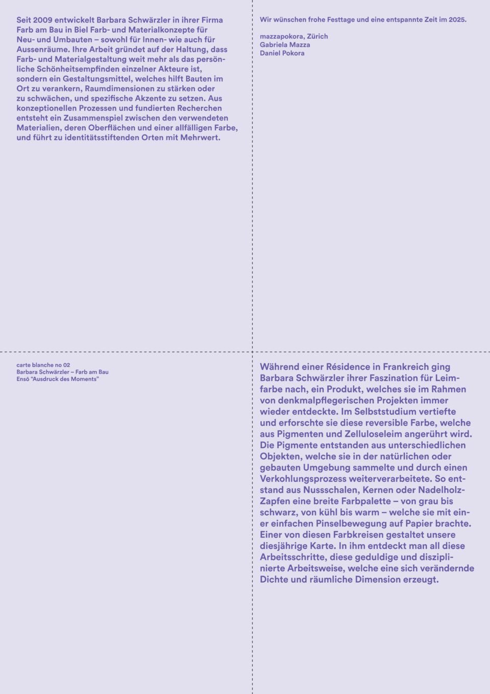 mazzapokora: Weihnachtskarten