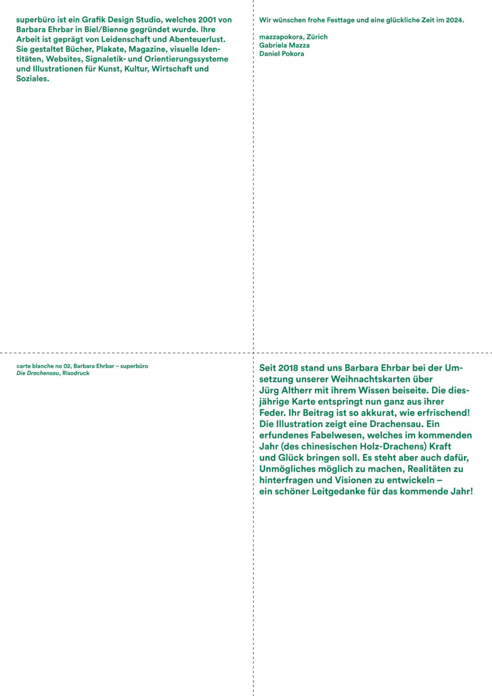 mazzapokora: Weihnachtskarten