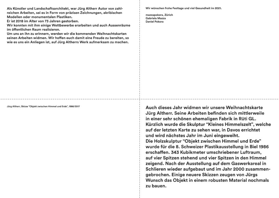 mazzapokora: Weihnachtskarten